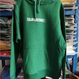 Supreme Bold Green Hoodie